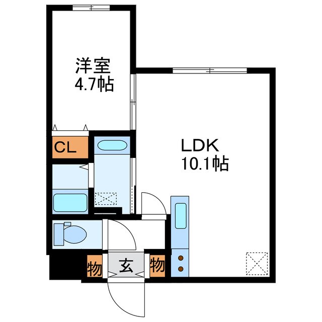 FUTABA SQUARE N21　フタバスクエアN21の物件間取画像