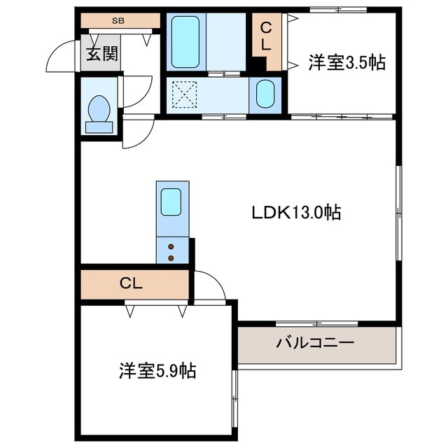 precious kita24　プレシャスキタ24の物件間取画像