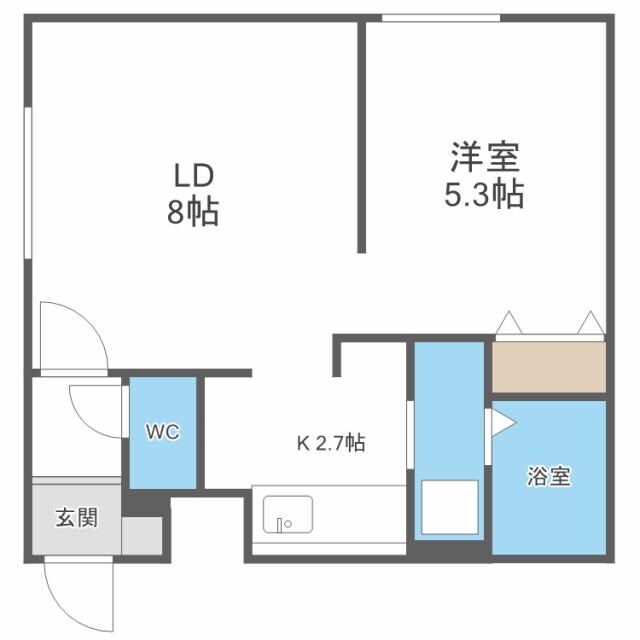 KOKOMO北13条の物件間取画像