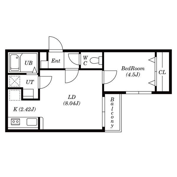 smart room 麻生の物件間取画像