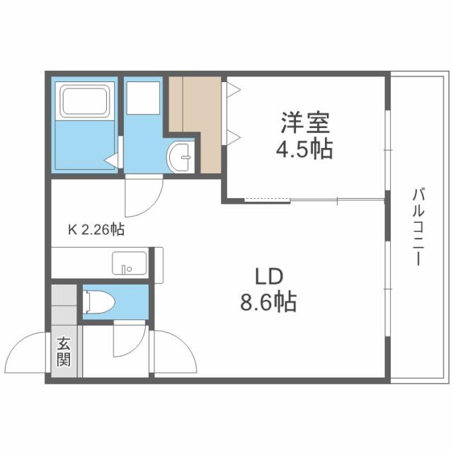 smart room 麻生の物件間取画像