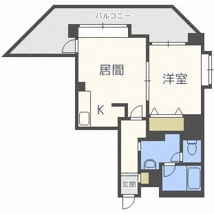 ガーデンハウス　ラ・モード北大前の物件間取画像