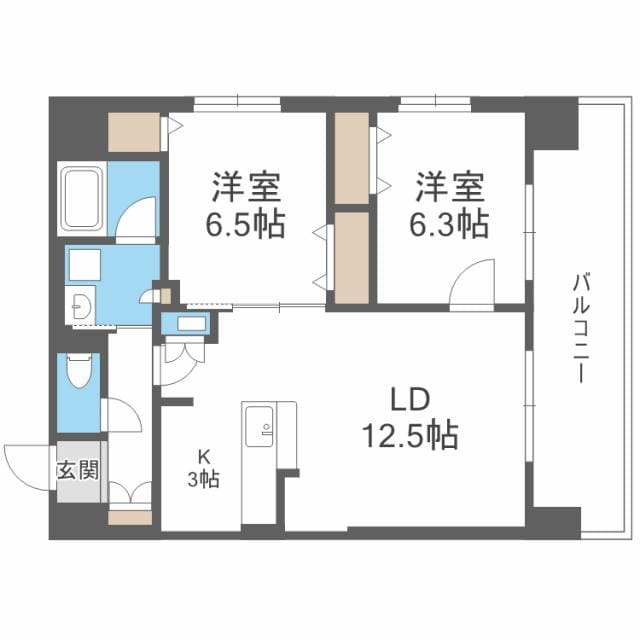 COH　RESIDENCE　札幌の物件間取画像