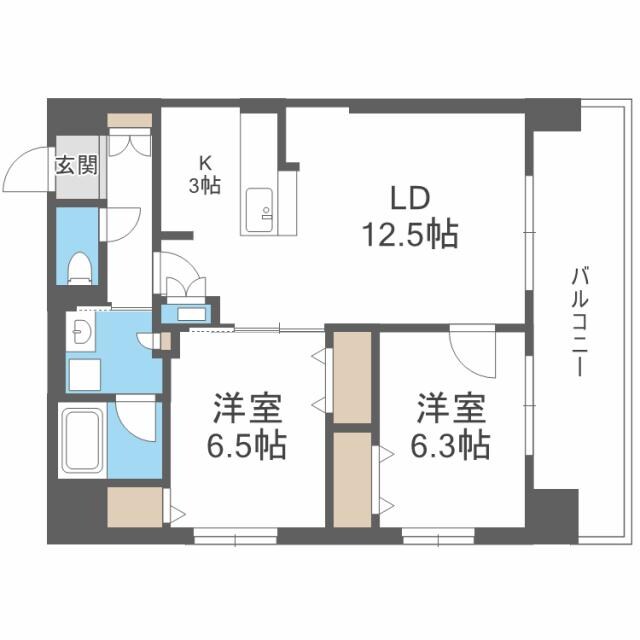 COH　RESIDENCE　札幌　コーレジデンス札幌の物件間取画像