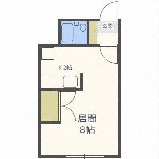 キャスティ86の物件間取画像