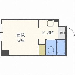 藤井ビル北14条の物件間取画像