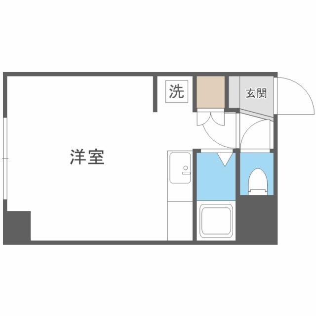 フロンティア161の物件間取画像