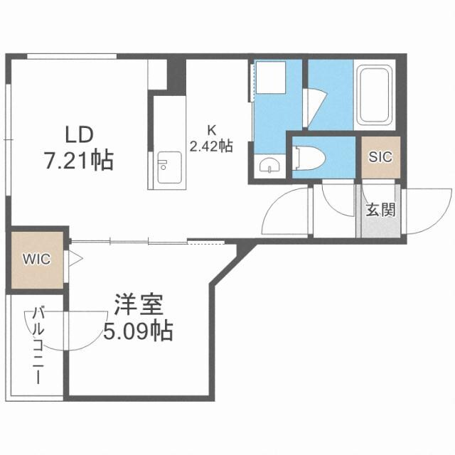 Grand　Success　Lusso　グランドサクセス　ルッソの物件間取画像