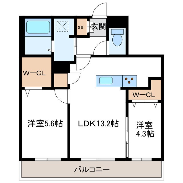 仮）アルファスクエア北12東2の物件間取画像