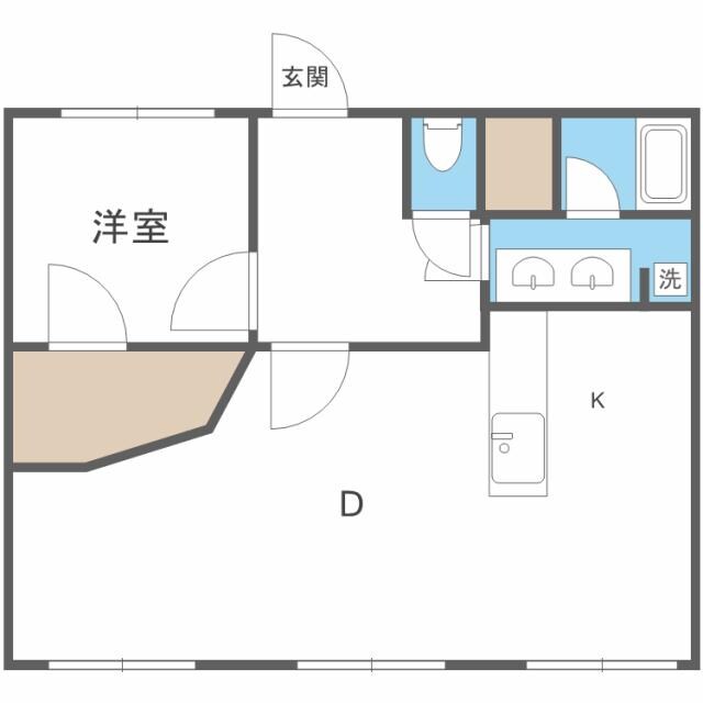 北12条パークマンションの物件間取画像