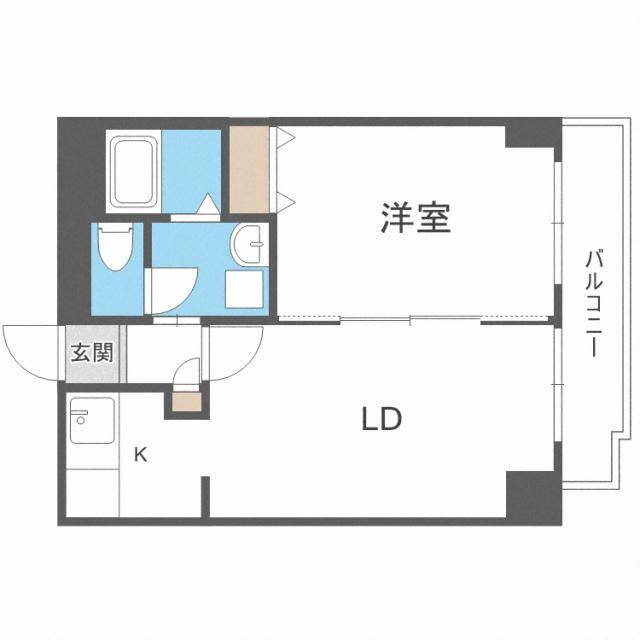 シャトーブラン19の物件間取画像