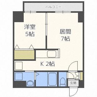 KレジデンスN23の物件間取画像