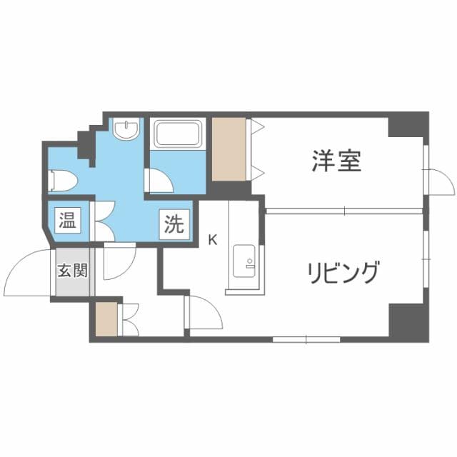 ルラシオン札幌駅前の物件間取画像