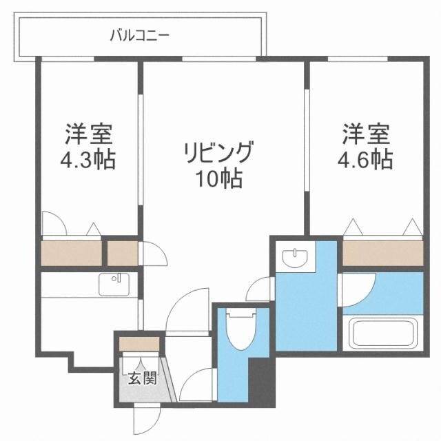 Ｃｌａｒｋ　Ｎｏｒｄ　クラークノルドの物件間取画像