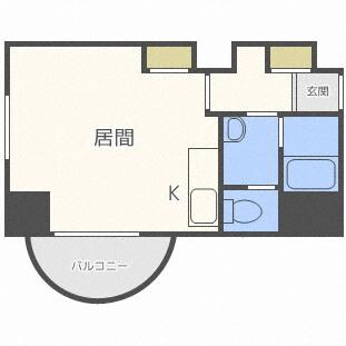 ビッグバーンズマンションN11の物件間取画像