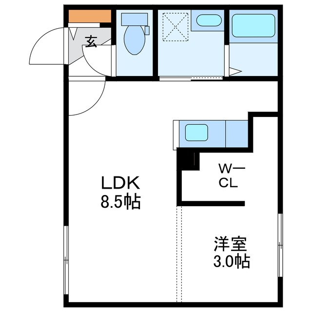MODERNO N3の物件間取画像