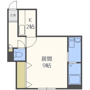 LEE SPACE北10条Ⅱの物件間取画像