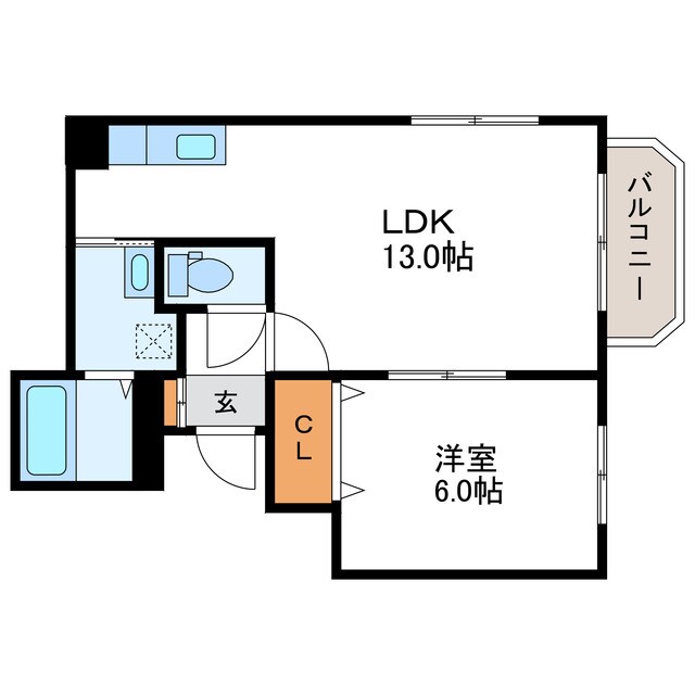 グランドコート26の物件間取画像