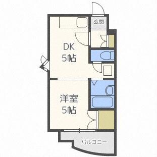 エンドレス三井北16条の物件間取画像