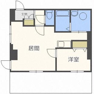 ノースポール北12条の物件間取画像