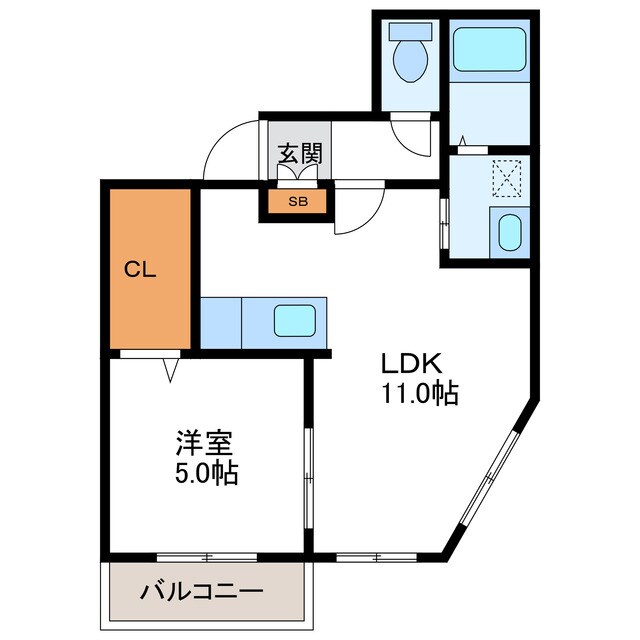 Alta Marea桑園　アルタマレーア桑園の物件間取画像
