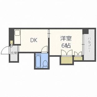 エルムハイデンスの物件間取画像