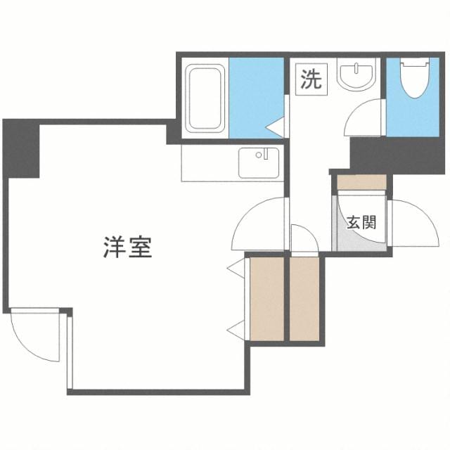 ノース16の物件間取画像