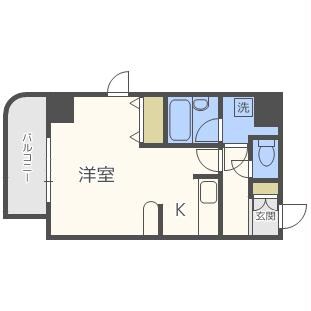 フェリスカーサN20の物件間取画像