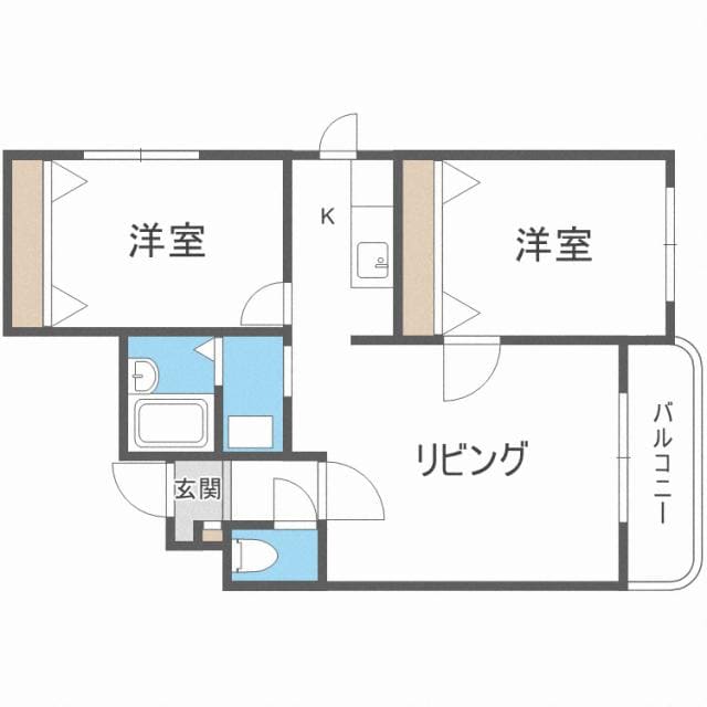 晃和レジデンスの物件間取画像