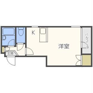 ベルメゾン北22条の物件間取画像