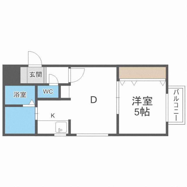 ソティーヌN26の物件間取画像