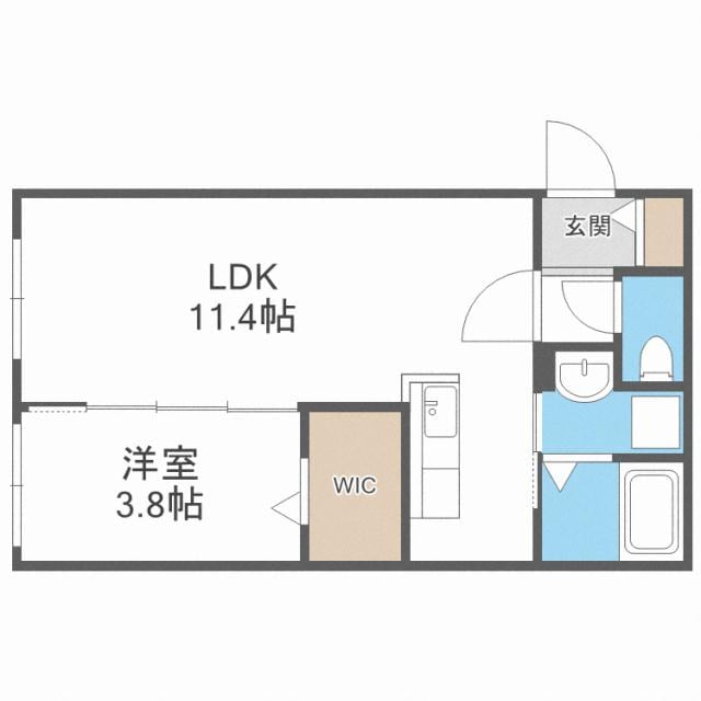 ラグナベルデ北9条の物件間取画像