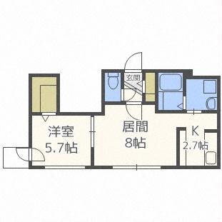 グランディーヴァの物件間取画像