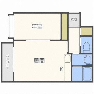 クリスタル北２４条の物件間取画像