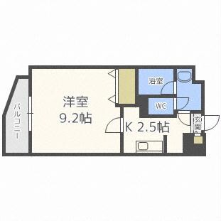 スカイヒルズN15の物件間取画像