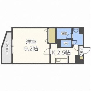 スカイヒルズN15の物件間取画像
