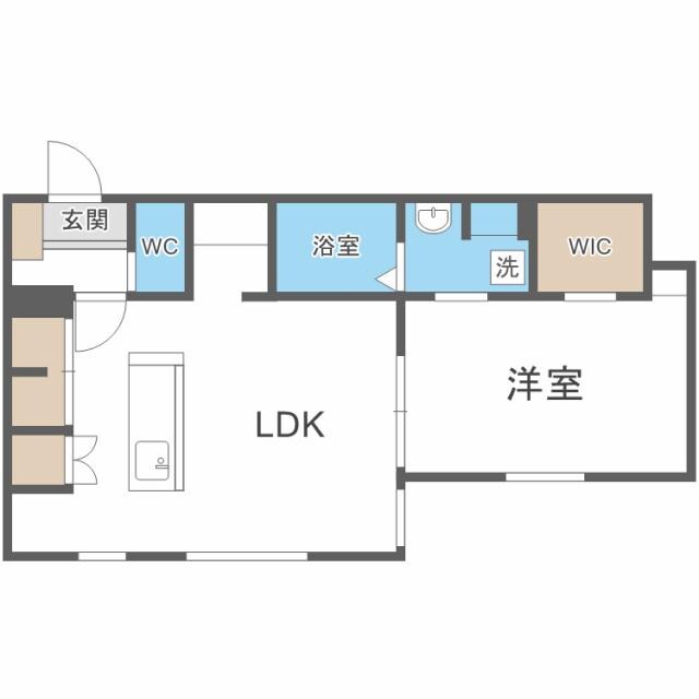 R-fino札幌桑園の物件間取画像