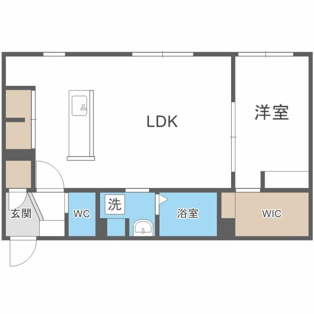 R-fino札幌桑園の物件間取画像