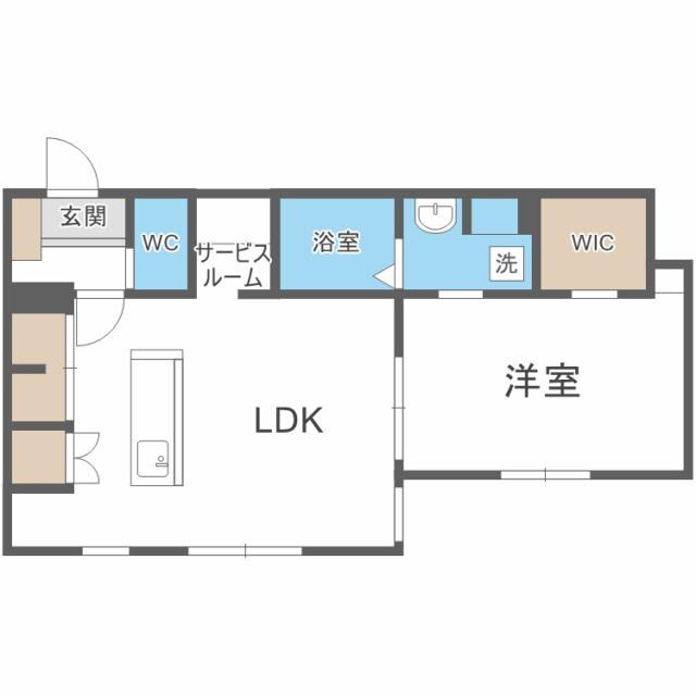 R-fino札幌桑園の物件間取画像