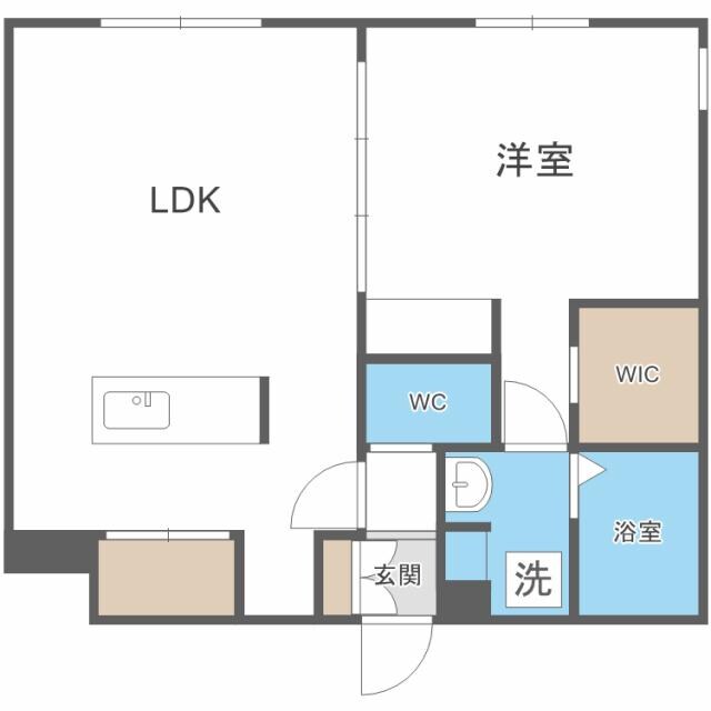 R-fino札幌桑園の物件間取画像