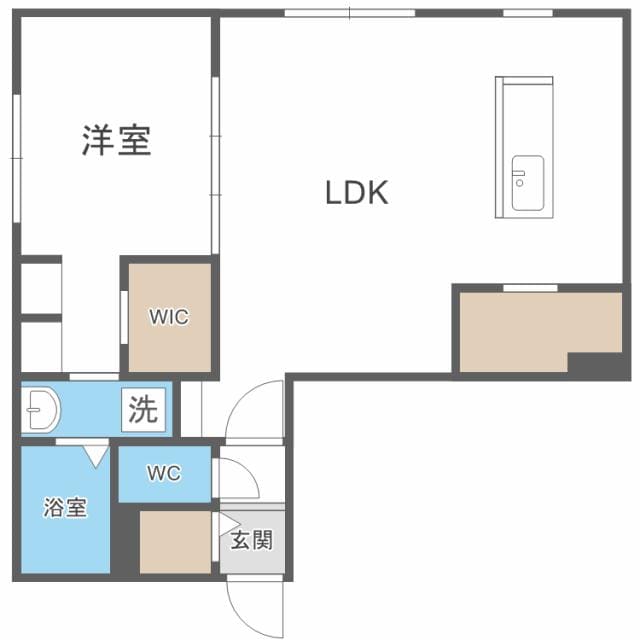 R-fino札幌桑園の物件間取画像