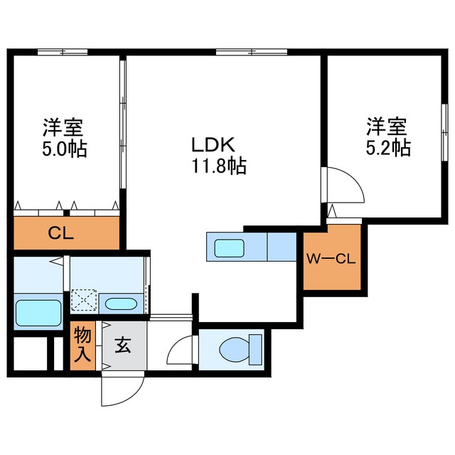 Encore北27条　アンコール北27条の物件間取画像