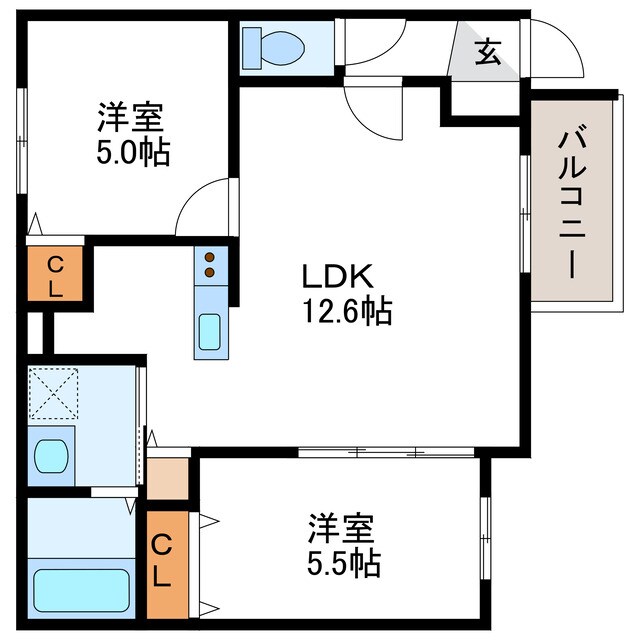 Encore北27条　アンコール北27条の物件間取画像