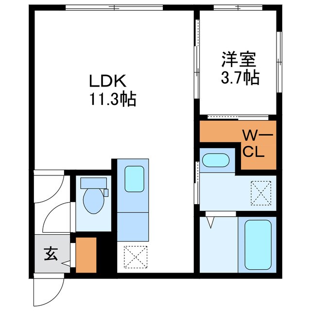 Victoire麻生　ヴィクトワール麻生の物件間取画像