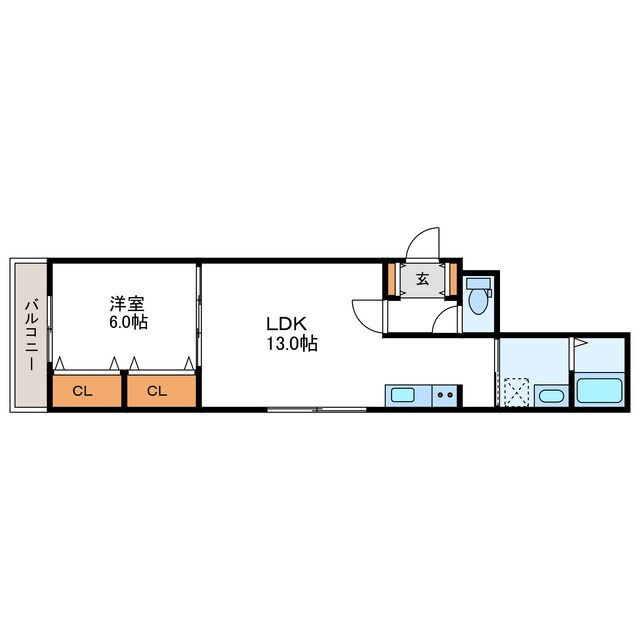 POLLUX　N20　ポルックスN20の物件間取画像