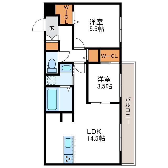 Pine hills北23条の物件間取画像