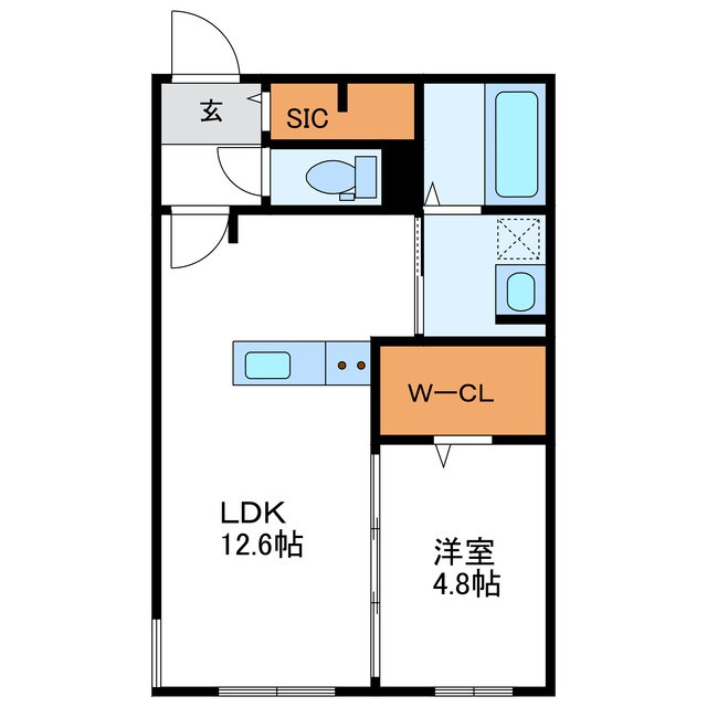 Pine hills北23条の物件間取画像