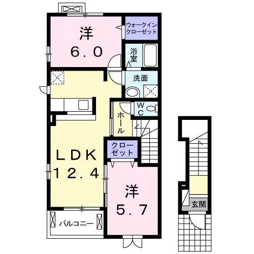 ファインボルドーの物件間取画像