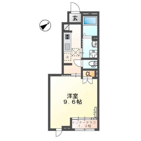 仮）スターテラスⅡ中島の物件間取画像