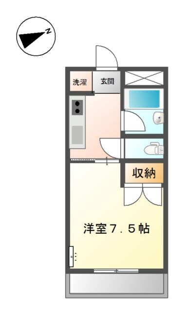 ノーブルパレスの物件間取画像